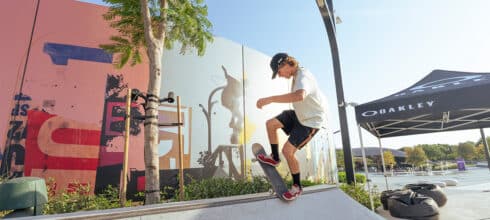 Global graphic design star David Carson and Olympics gold medallist Keegan Palmer to visit Sharjah this month as part of Sk8topia 2 event at Aljada